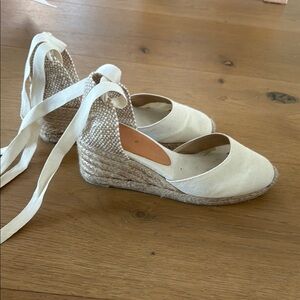 Castaner ivory carina espadrilles
